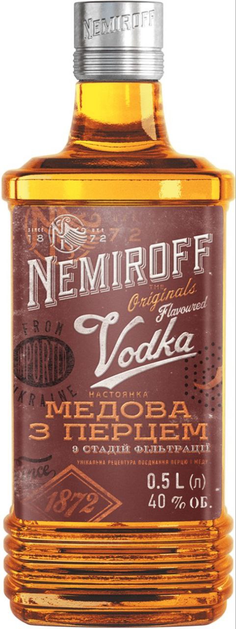 Настоянка Nemiroff Медова з перцем  0,5л 40%